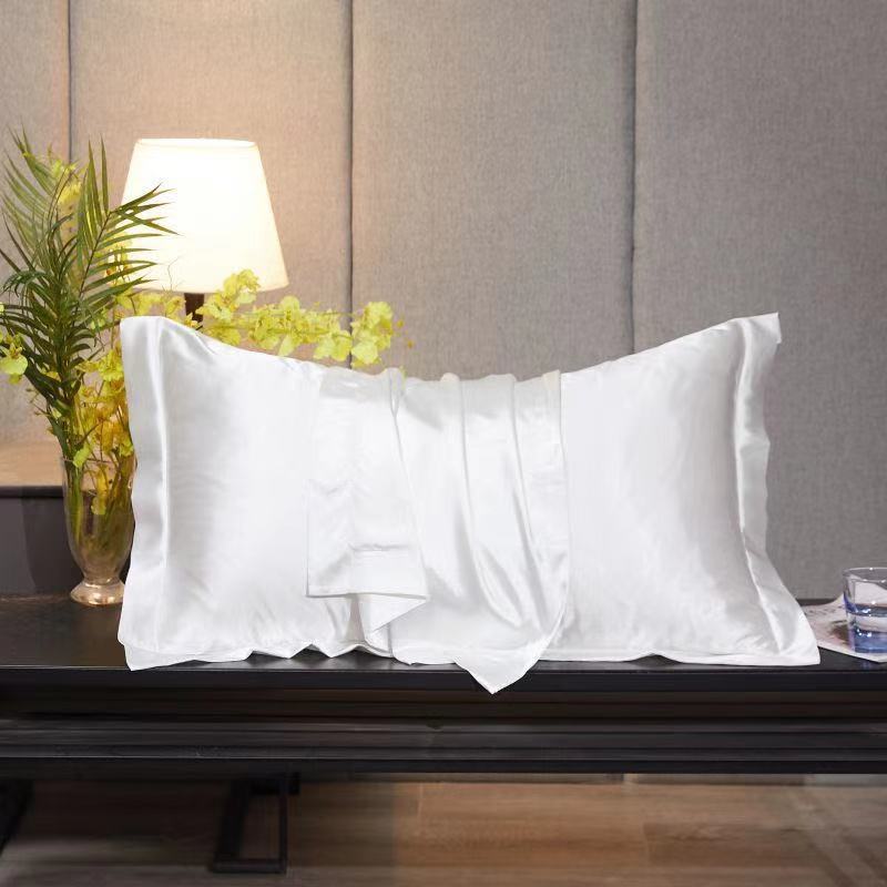 Single Double Household Simple Ice Silk Pillowcase
