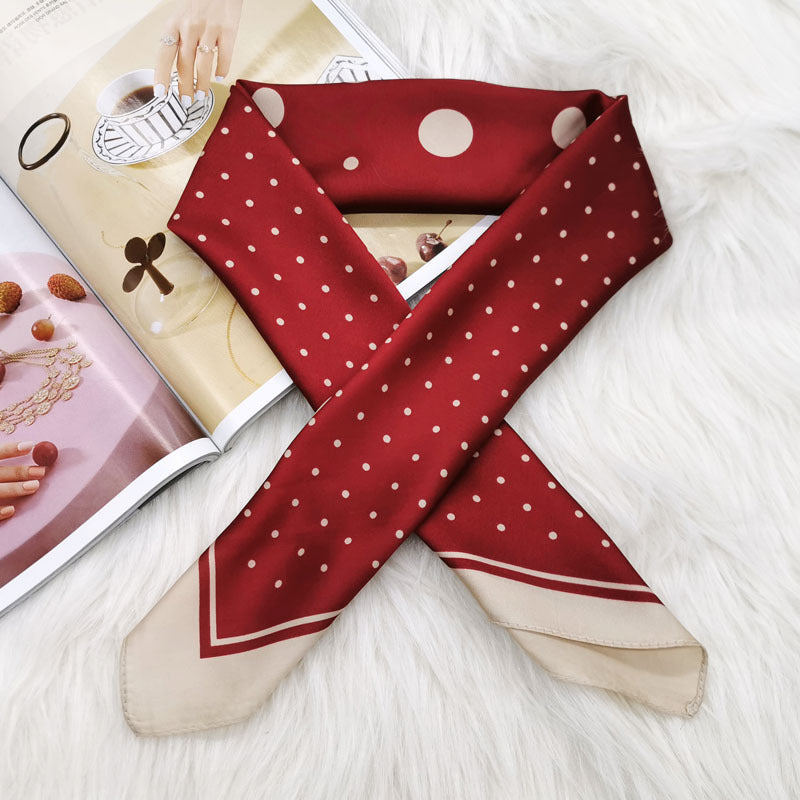 The New Scarf Professional Small Scarf Headband Silk