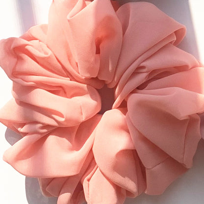Big Head Bouquet Chiffon Large Intestine Ring Hair Ring