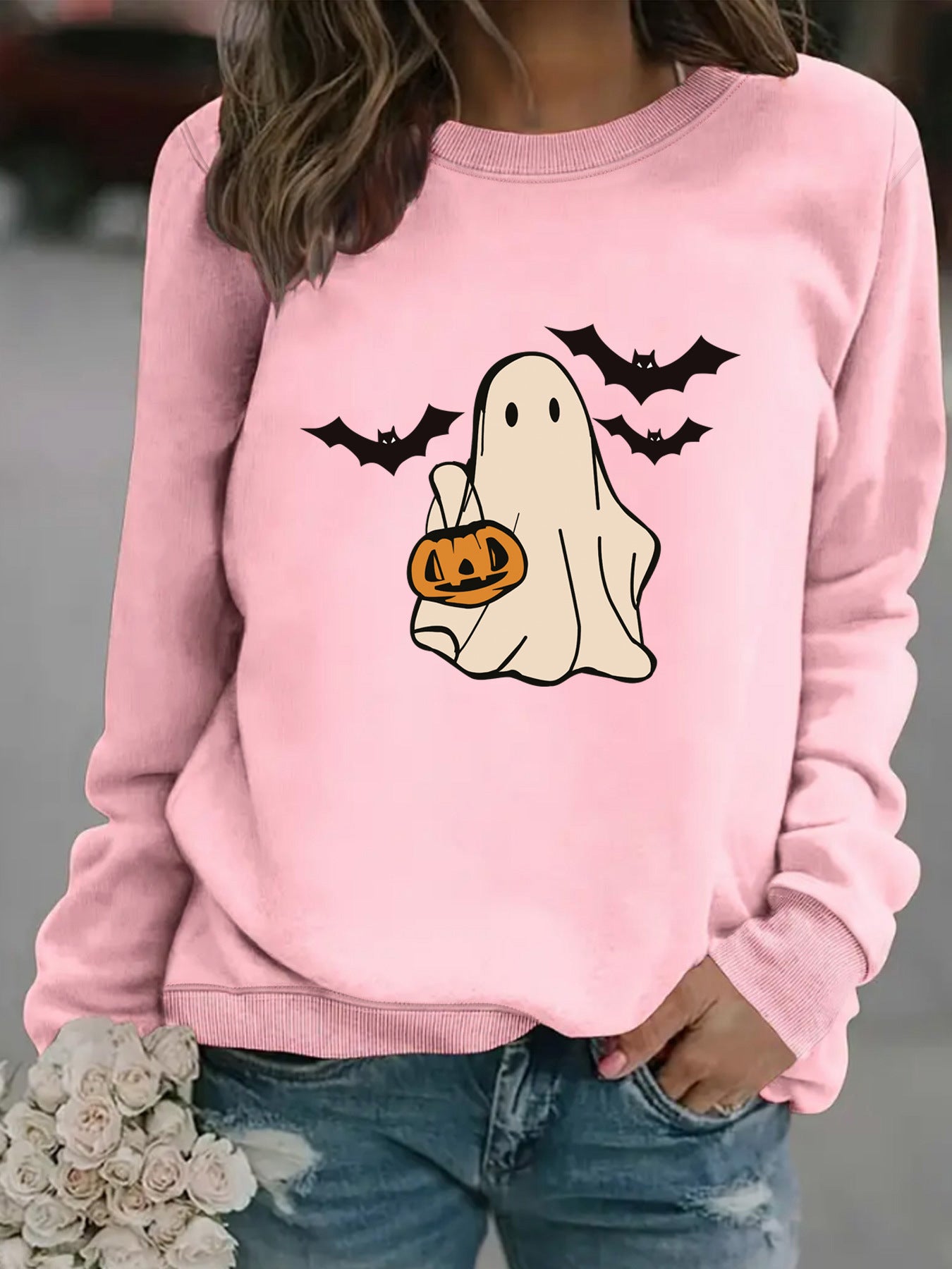 SpookyCharm Ghost Pullover