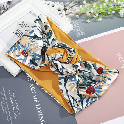 Hairband Silk Scarf New Hair Accessories Print