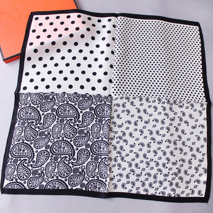 Men's Fashion Vintage  Cashew Flower Silk Scarf