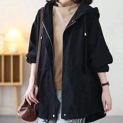 GraceEase Hooded Mom Jacket