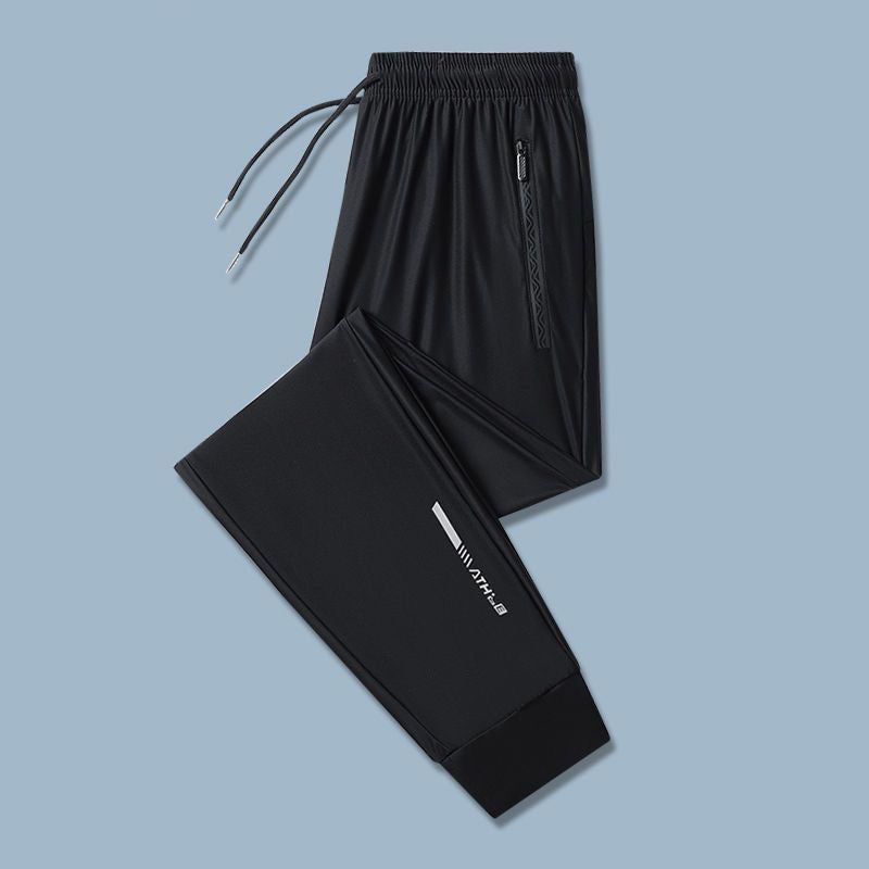 Quick Drying Elastic Ice Silk Pants