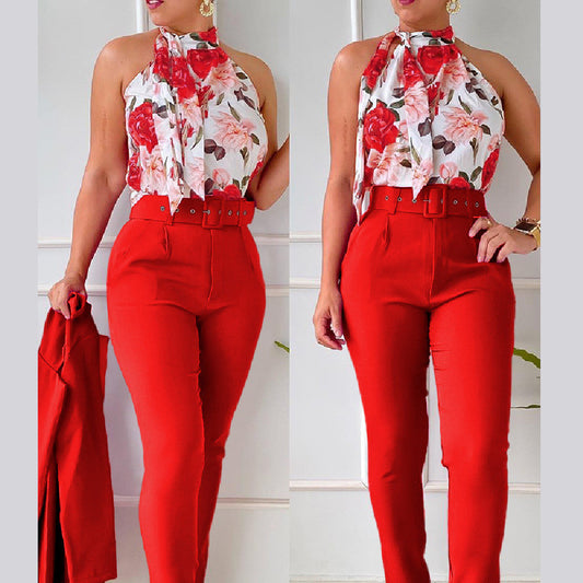 Blossom Reign Vest Ensemble