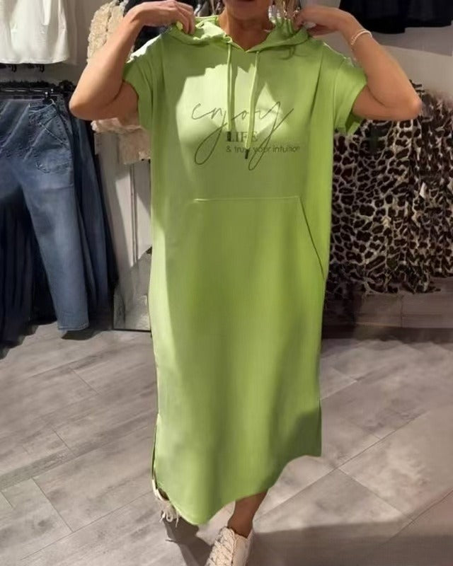 SunGlow Plus Printed Dress