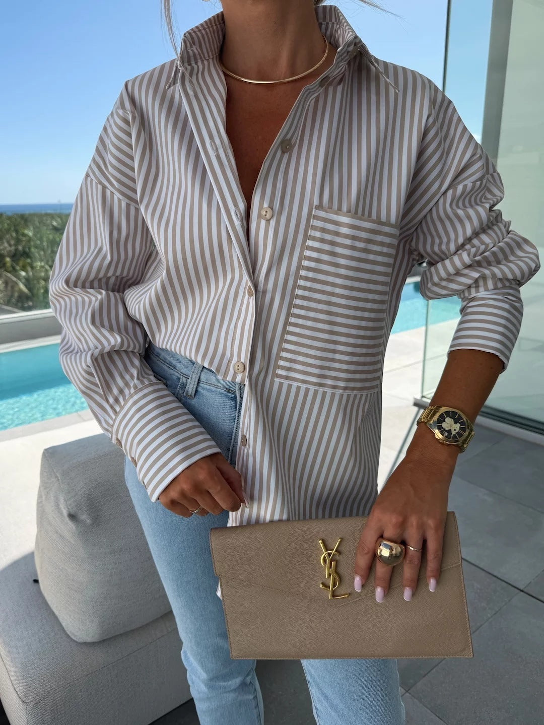 LineaVibe StripeShirt