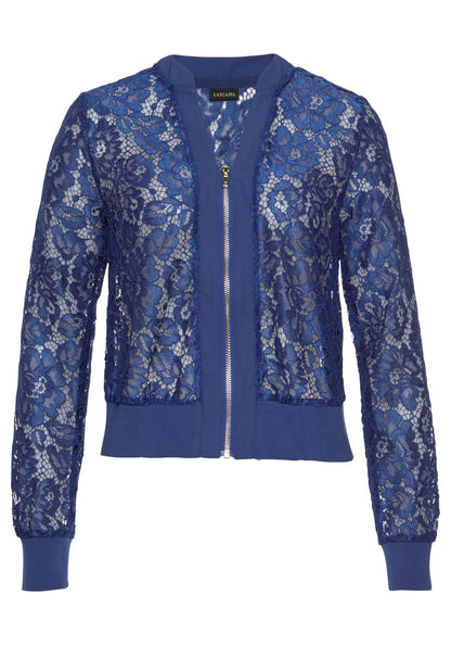 LaceAura Double-Layer Short Coat