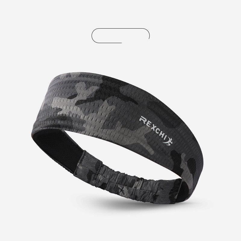 Men's Ice Silk Sports Headband Outdoor Riding