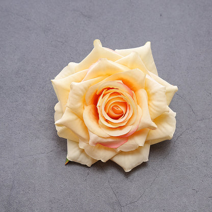 Cloth Silk Diy Material High-grade Simulation Curling Rose