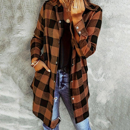 Harvest Plaid Button-Up Shirt