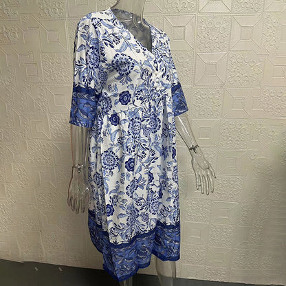 Meadow Grace Plus Floral Dress