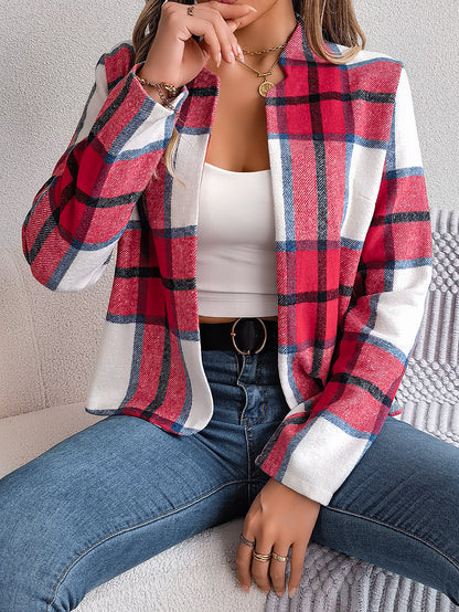 Classic Plaid Woolen Co-ord Set