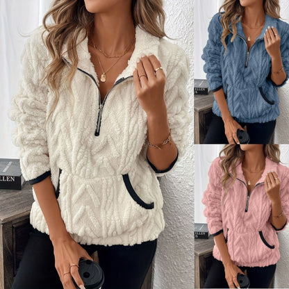 PlushTone Half-Zip Sweater