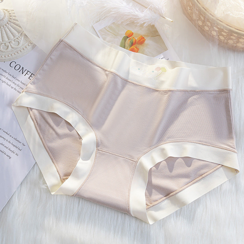 Mulberry Silk Crotch Women's Underwear Mid-waist Comfortable Breathable
