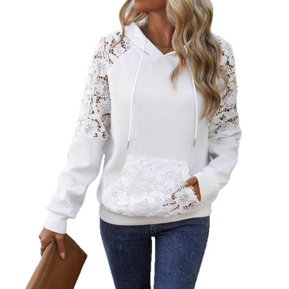 LaceWeave Long-Sleeve Sweater