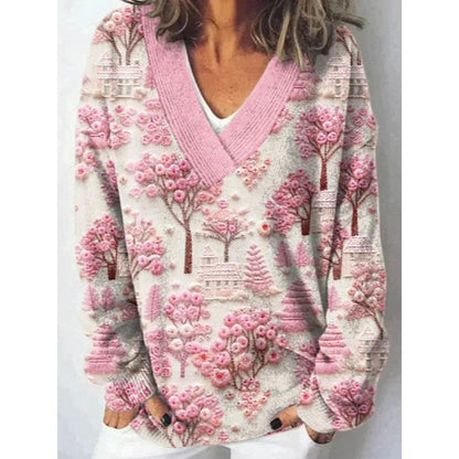 FloraVision 3D Pullover