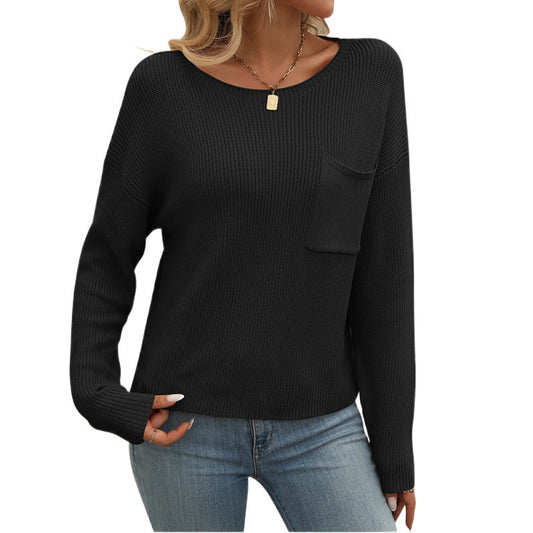 HavenStitch Pocket Sweater