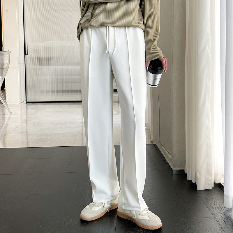 Ice Silk Draping Sports Trousers