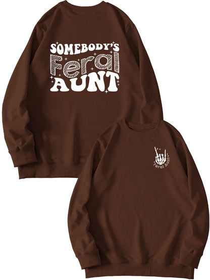 Aurevia Casual Print Sweatshirt