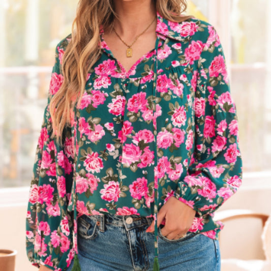 Floravine MeadowTie Blouse