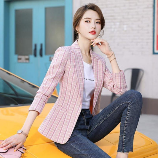 SeoulLuxe Plaid Short Suit