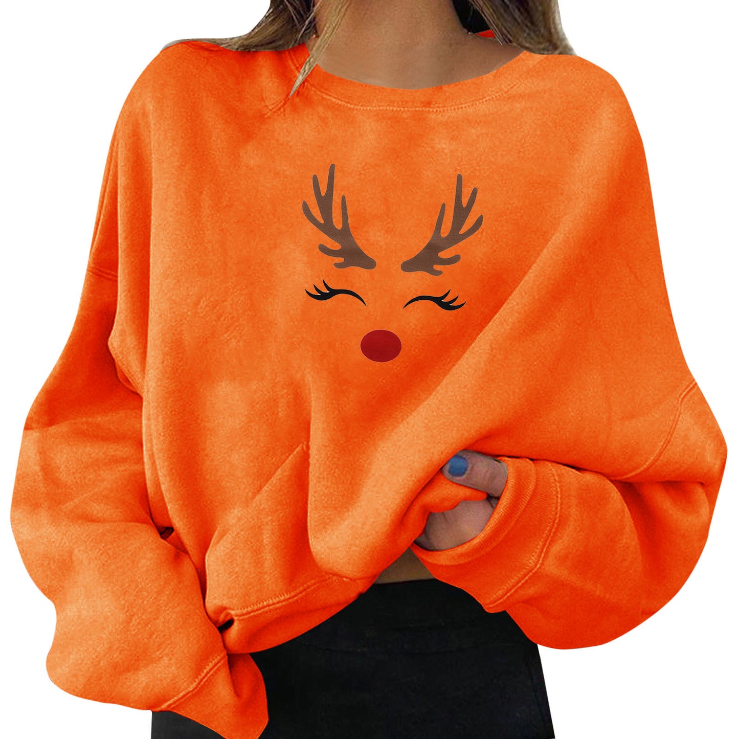 MerryEase Print Sweatshirt