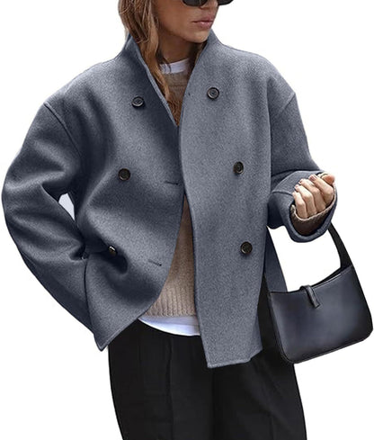 RegalCheck Woolen Coat