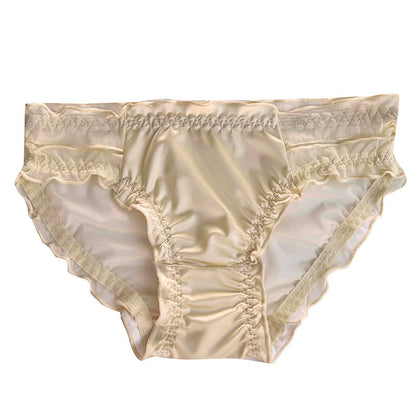 Glossy Ice Silk Breathable Comfortable Classic Panties