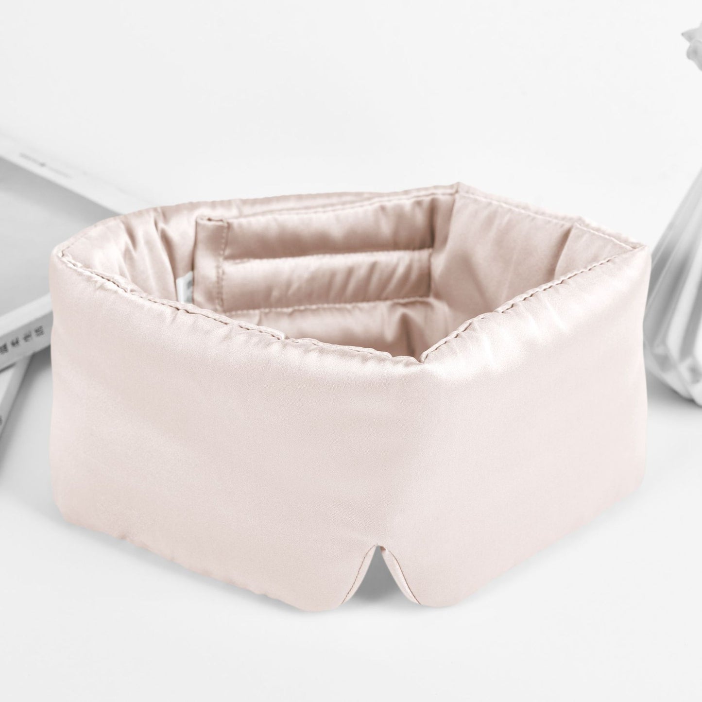 Silk Sleeping Eye Mask Velcro Double-sided Silk