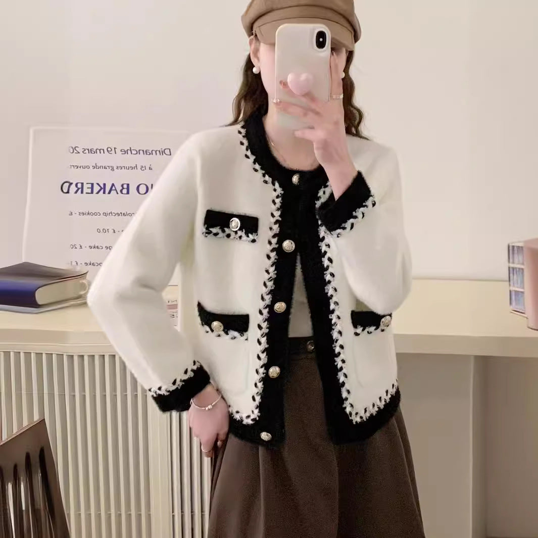 Parisian Elegance Cardigan Coat