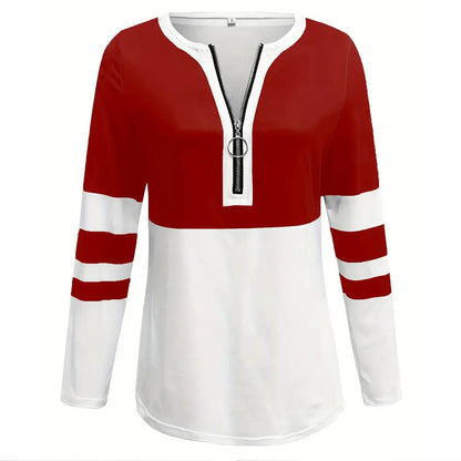 StriveStripe Zip Sweatshirt