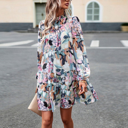 Aurevienne Bloom Sleeve Dress