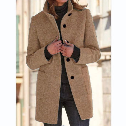 NobleStitch Woolen Coat