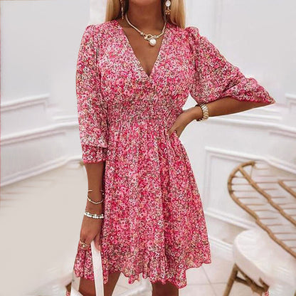 SolBloom Boho Swing Dress