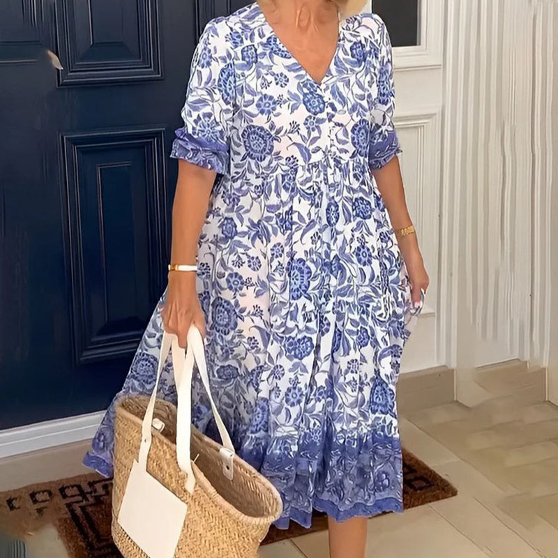 Meadow Grace Plus Floral Dress