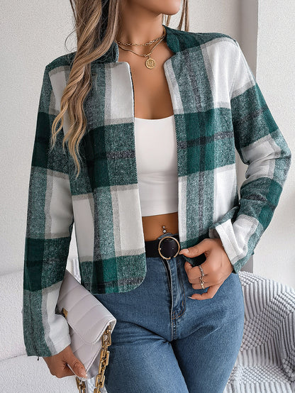Classic Plaid Woolen Co-ord Set