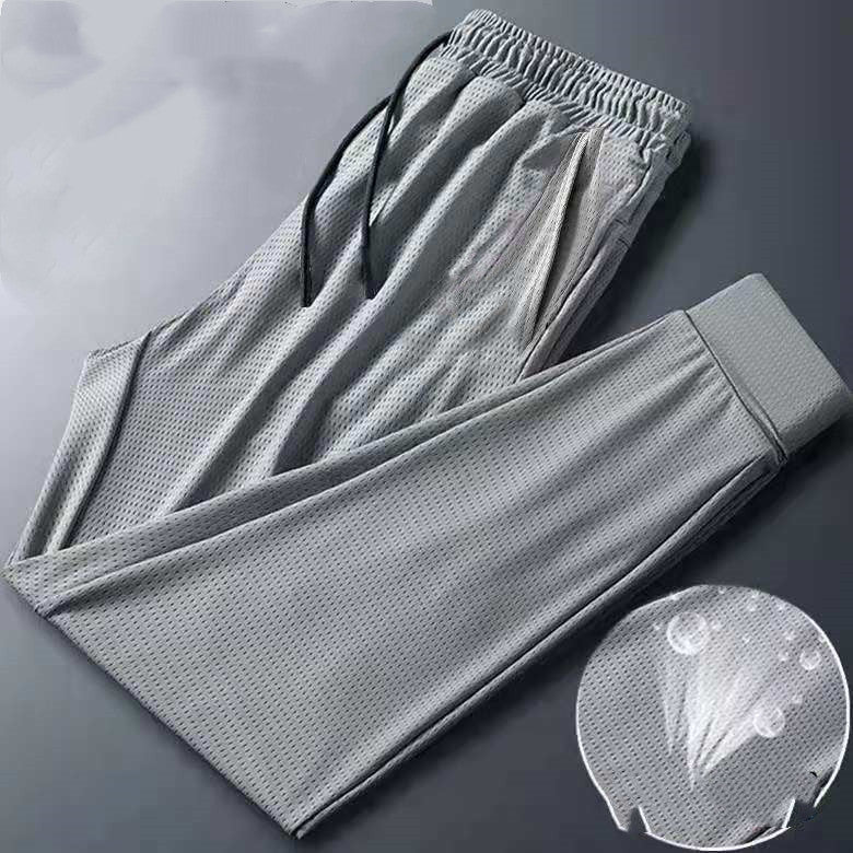 Men's Ice Silk Trousers Trendy And Casual