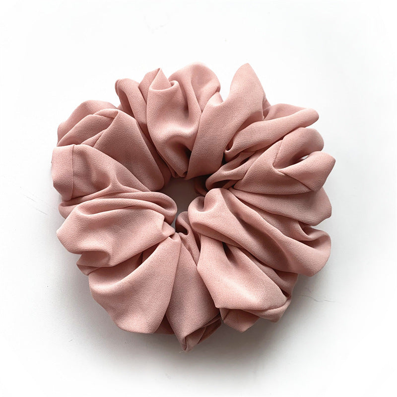 Big Head Bouquet Chiffon Large Intestine Ring Hair Ring