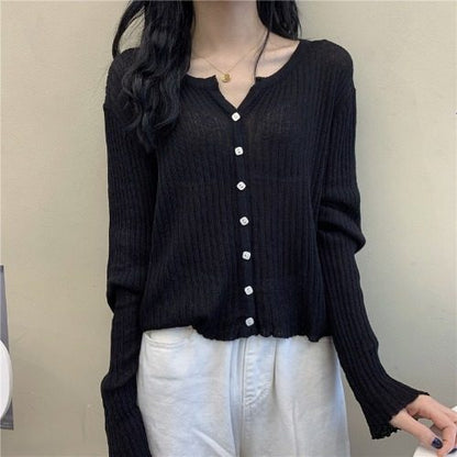 Ice silk thin long sleeve shirt