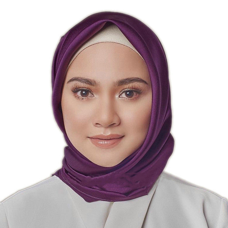 Satin Imitation Silk Scarf Shawl Ladies Headscarf