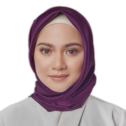Satin Imitation Silk Scarf Shawl Ladies Headscarf