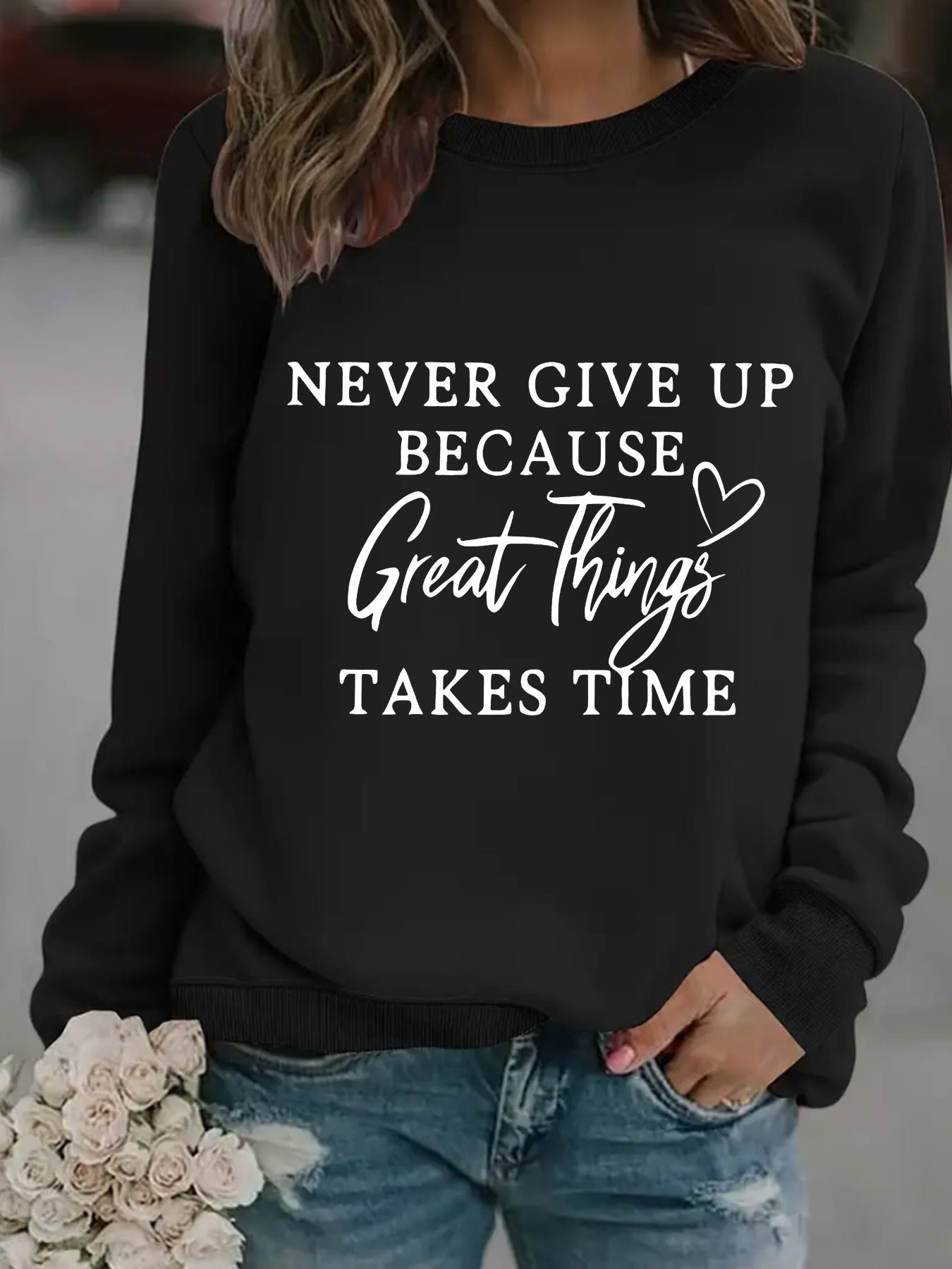 UrbanEase Printed Sweatshirt