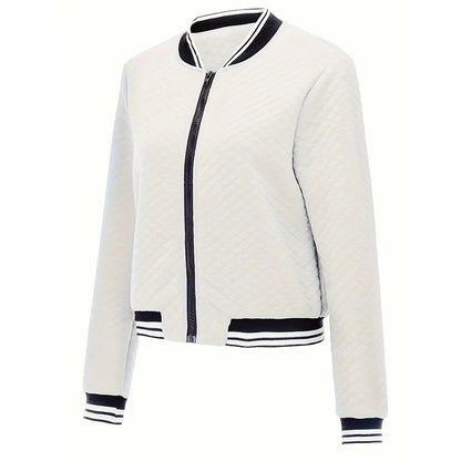 StriveEdge Contrast Baseball Jacket