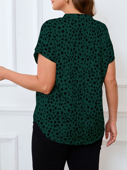 DotVera Curve V-Neck Top