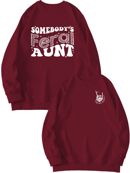 Aurevia Casual Print Sweatshirt