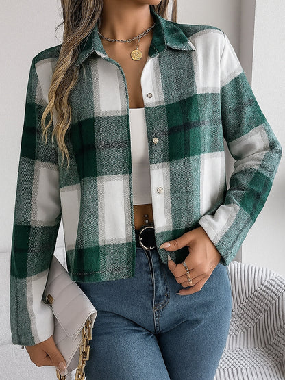 Regalia Plaid Lapel Jacket
