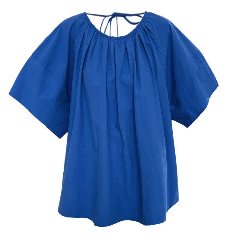 Seoul Whisper Pleated Backless Top