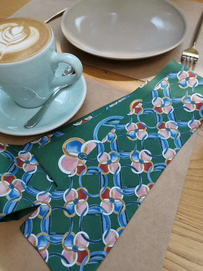 Silk streamer scarf