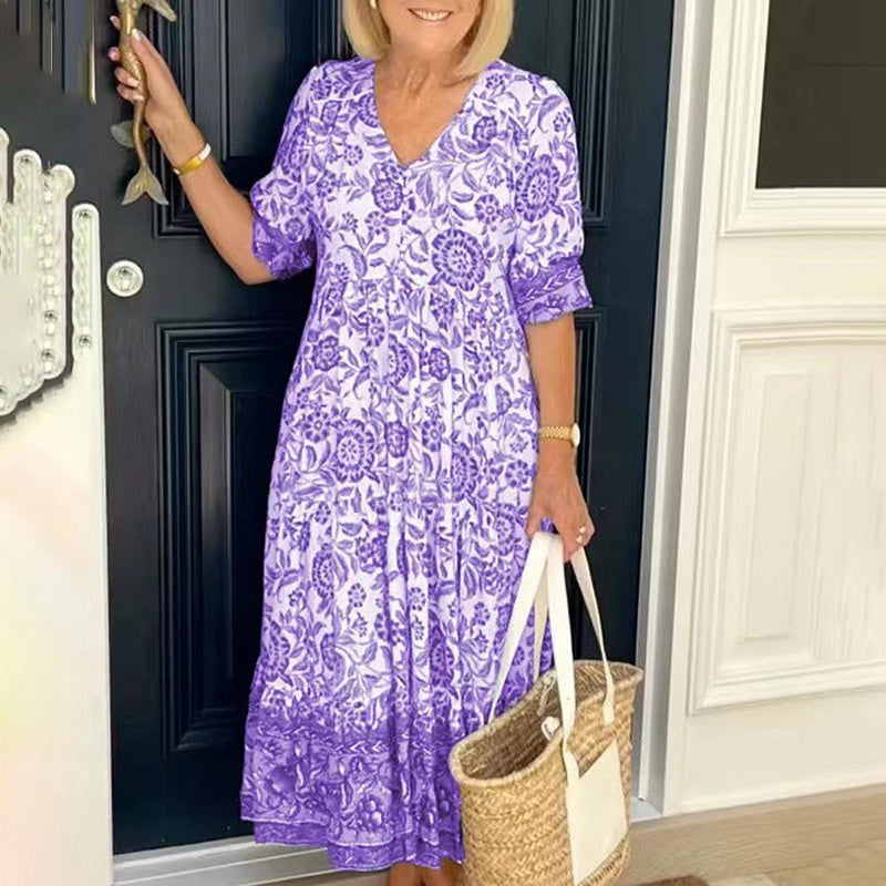 Meadow Grace Plus Floral Dress